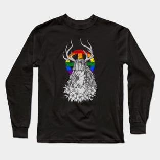 Lgbt pagan heilung gay lesbian pride Long Sleeve T-Shirt